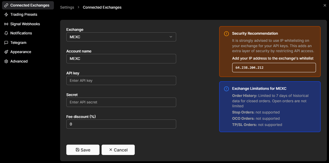 Exchange API overview